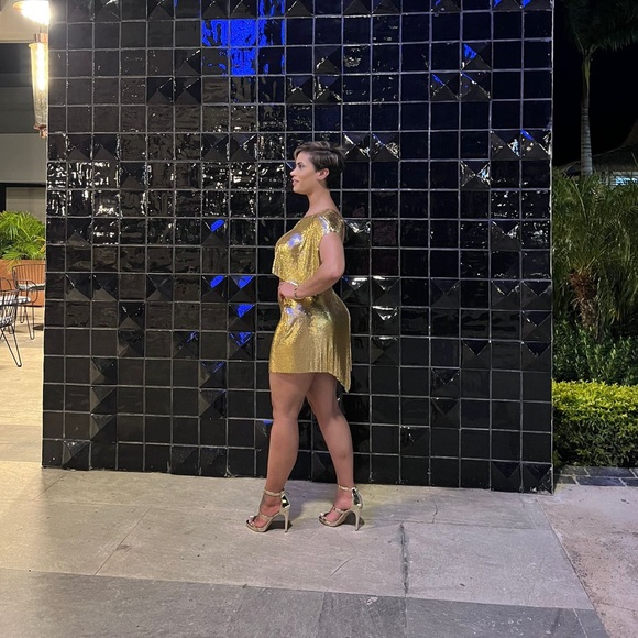 Aluminum Gold dress